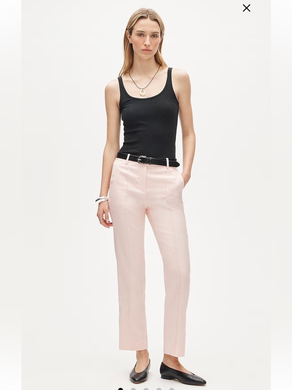 JCrew Stella Pants in Gramercy linen Sz4